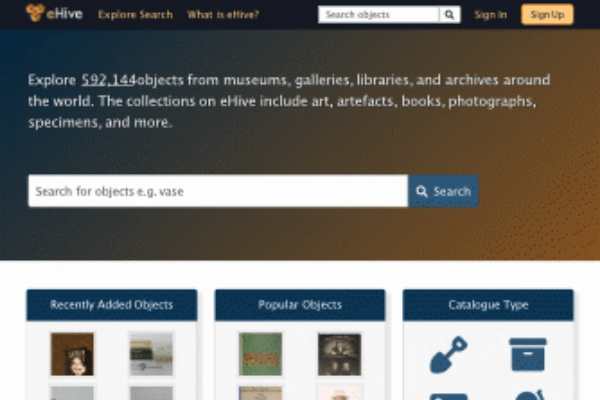 eHive New Home Page