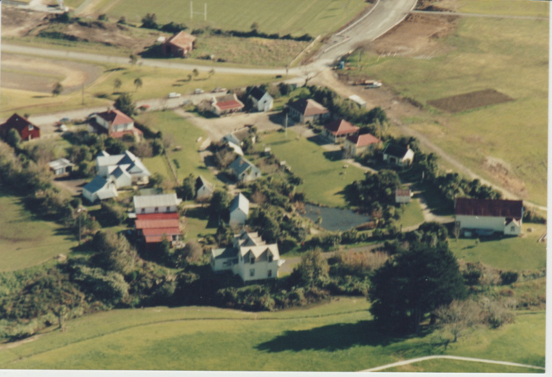 Aerial photograph of the Howick Historical Village